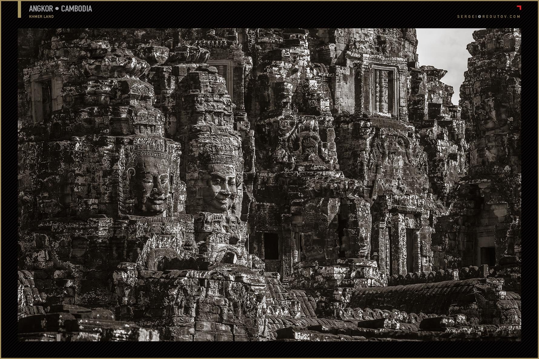 Bayon temple Angkor Wat in Cambodia
