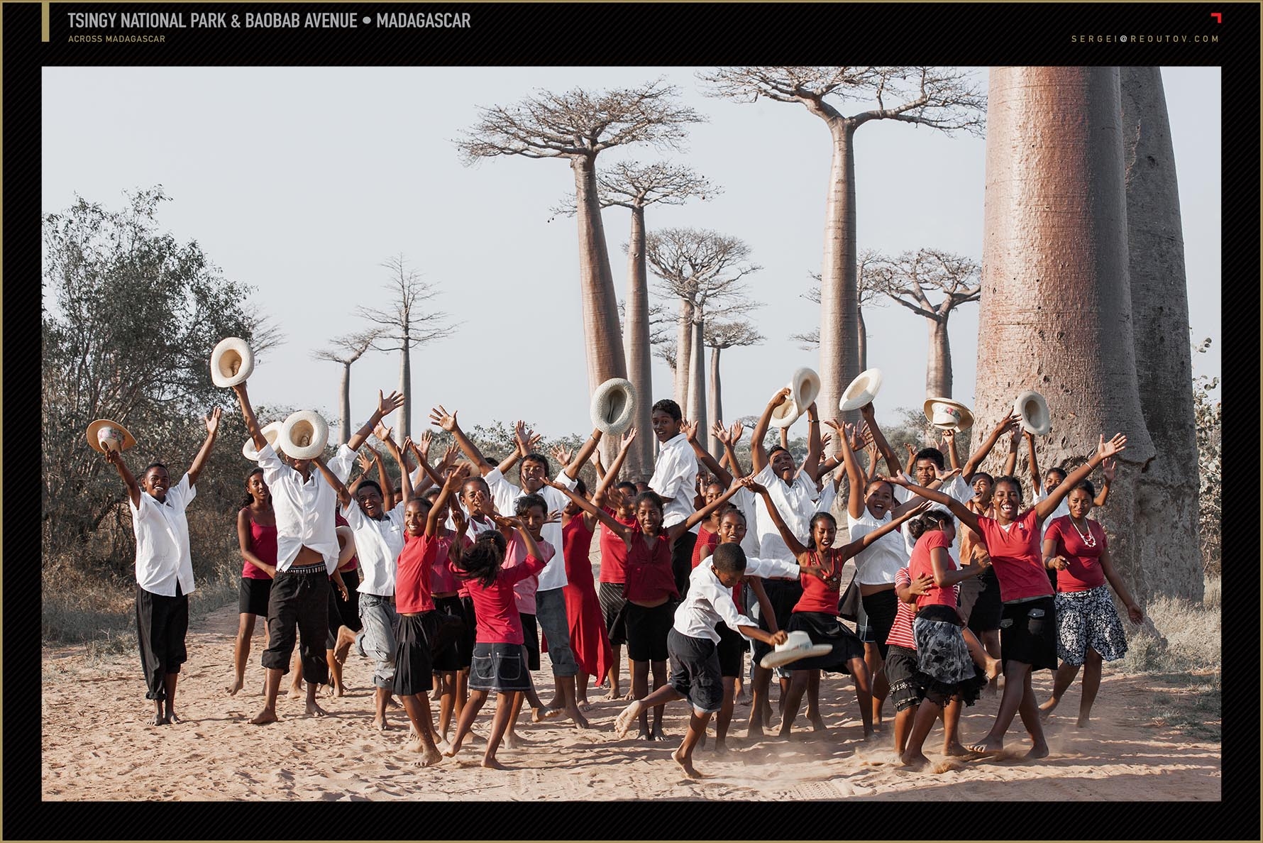 Celebration on Baobabs Avenue, Madagascar