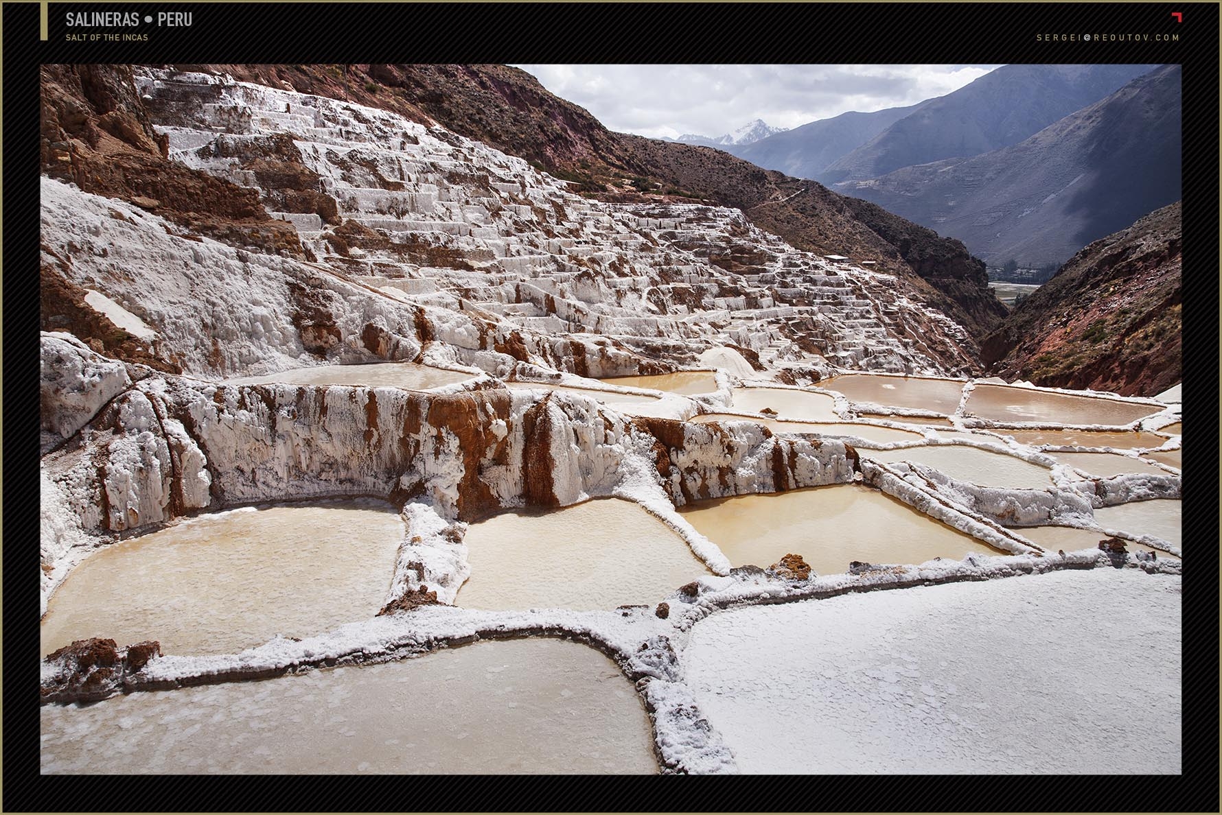 Sacred Valley of the Incas, salt ponds, Peru