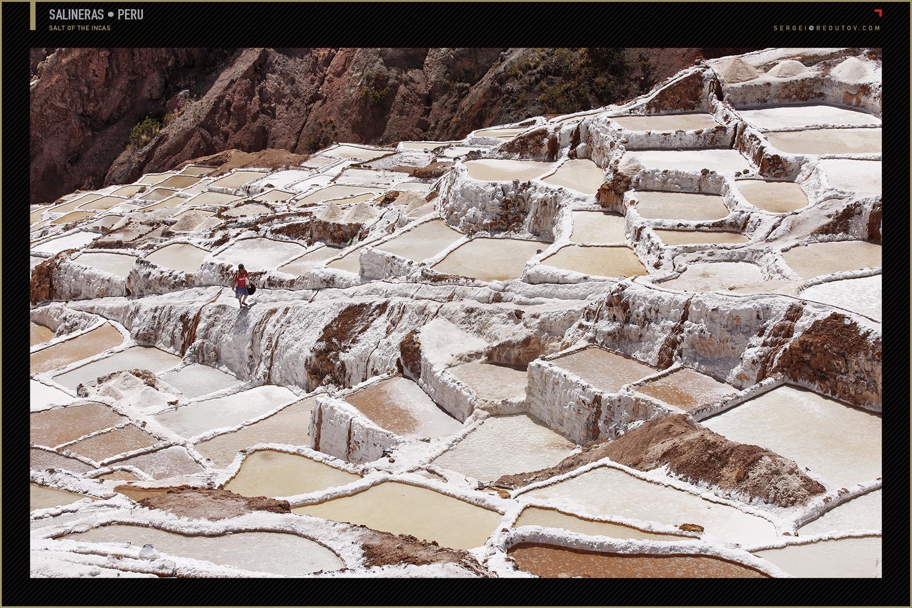 Sacred Valley of the Incas, salt ponds, Peru